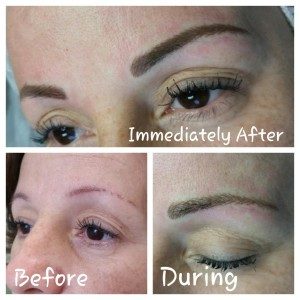 Blended Brow Tattooing